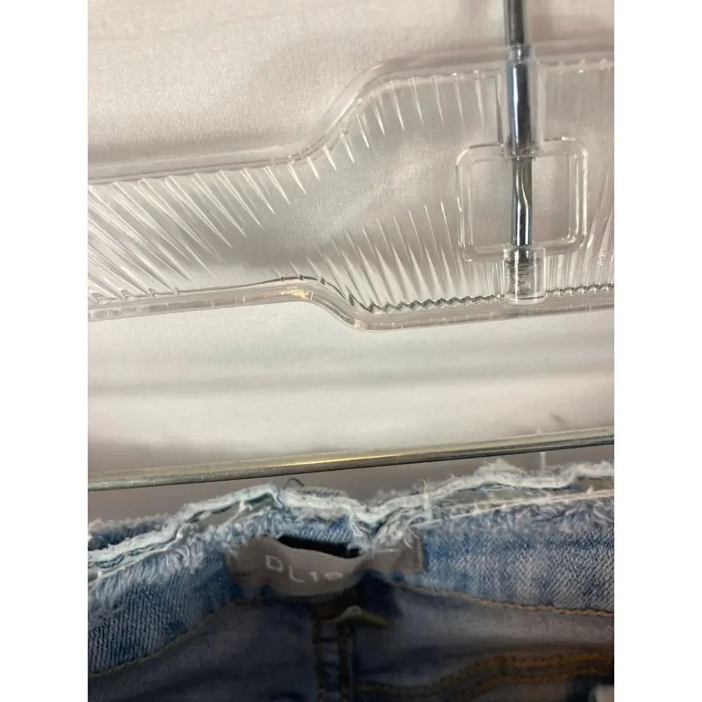 DL1961 Chrissy Distressed Super High Rise Stretch Ankle Jeans Size 27